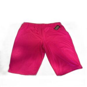 Woman Within 5X Pink Knit Bermuda Shorts 38/40 Plus Size